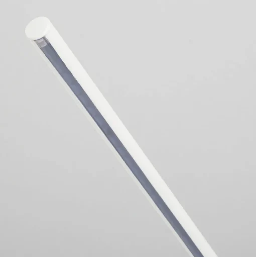 Lindby LED vloerlamp Danua, wit, metaal, hoogte 200cm