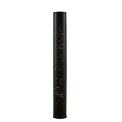 Lindby LED vloerlamp Lengla, zwart/goud, metaal, 104 cm