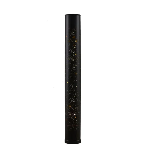 Lindby LED vloerlamp Lengla, zwart/goud, metaal, 104 cm