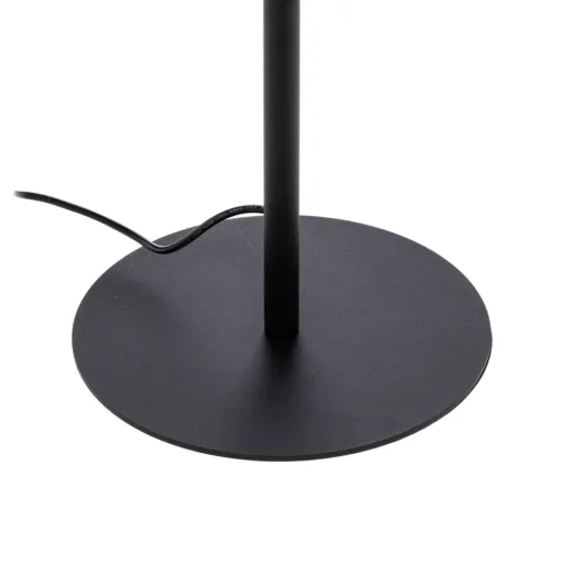Lindby LED vloerlamp Munja, zwart, metaal, dimbaar