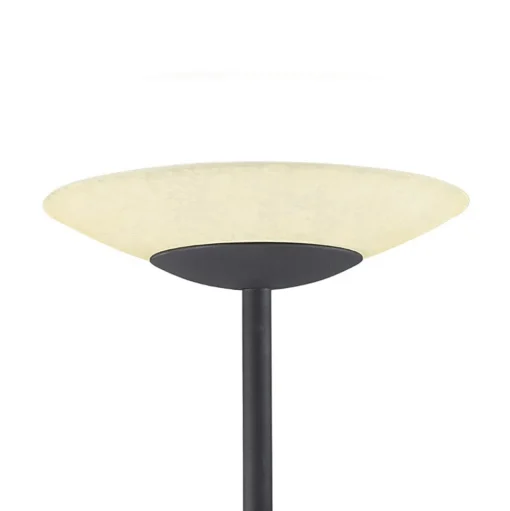 Lindby LED vloerlamp Ragna, leeslampje, zwart, dimbaar