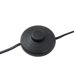 Lindby LED vloerlamp Rayon, zwart, metaal, hoogte 150,3 cm