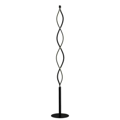 Lindby LED vloerlamp Welina, zwart, 150 cm, dimbaar