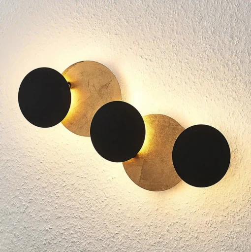 Lindby LED wandlamp Grazyna, 52 cm, 5-lamps, verstelbaar