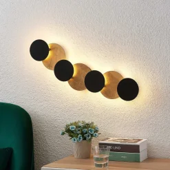 Lindby LED wandlamp Grazyna, 72 cm, 7-lamps, verstelbaar
