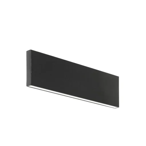 Lindby LED wandlamp Ignazia, 28cm, zwart, metaal, omhoog/omlaag