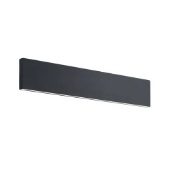 Lindby LED wandlamp Ignazia, 47cm, zwart, metaal, omhoog/omlaag