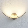 Lindby LED wandlamp Iven, breedte 34 cm, nikkel, 3.000 K