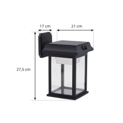 Lindby LED wandlamp Latarka, hoogte 27,5 cm, sensor