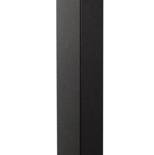 Lindby LED wandlamp Neano, 120cm, zwart, metaal, IP54