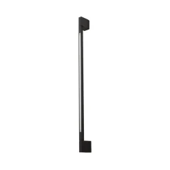 Lindby LED wandlamp Neano, 90cm, zwart, metaal, IP54