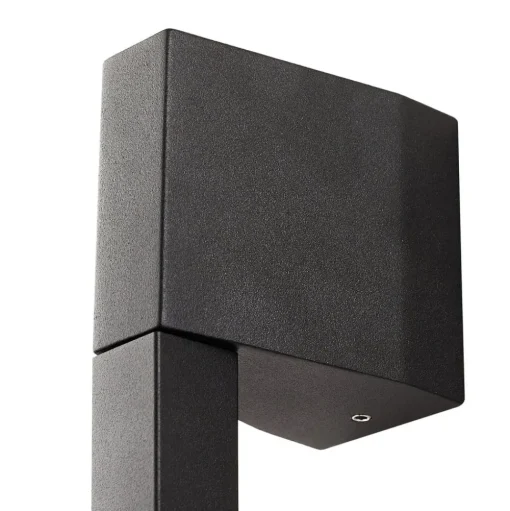 Lindby LED wandlamp Neano, 90cm, zwart, metaal, IP54