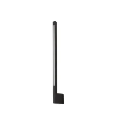 Lindby LED wandlamp Neano, 60cm, zwart, metaal, IP54