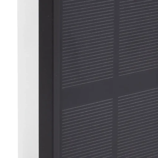 Lindby LED wandlamp op zonne-energie Laarni, dimbaar, IP54, zwart