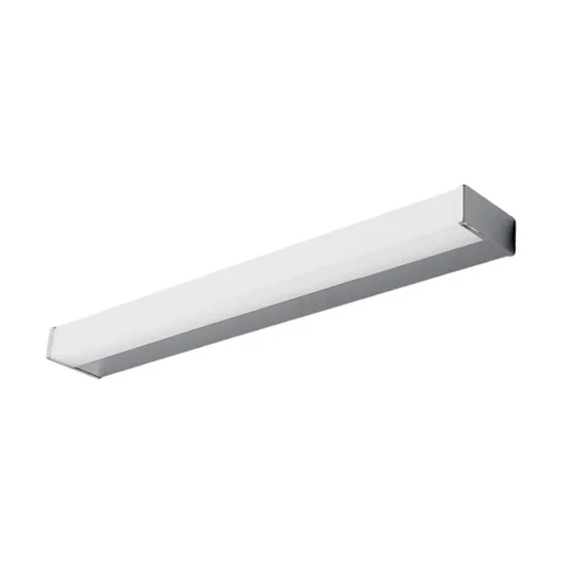 Lindby LED wandlamp Philippa, hoekig, 59 cm, chroom, IP44