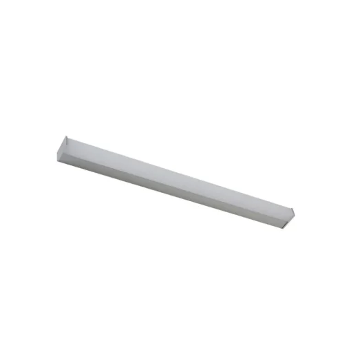 Lindby LED wandlamp Philippa, hoekig, 89 cm, aluminiumkleurig, IP44
