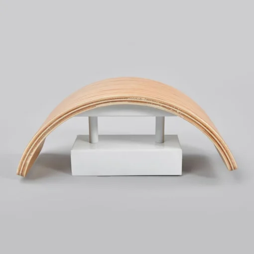 Lindby LED wandlamp Rafailia, breedte 23cm, hout, 3.000 K
