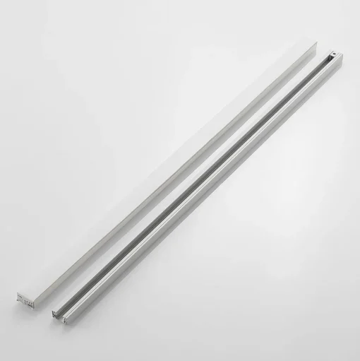 Lindby Linaro stroomrail, 1 m, wit, 1-fase railsysteem