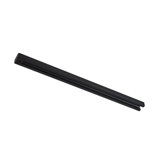 Lindby Linaro stroomrail, 50 cm, zwart, 1-fase railsysteem