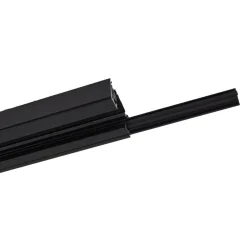 Lindby Linaro stroomrail, 50 cm, zwart, 1-fase railsysteem
