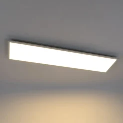 Lindby Luay LED paneel, 120 x 30 cm, wit, 3000-6000K