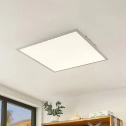 Lindby Luay LED paneel, 60 x 60 cm, wit, 3000-6000K