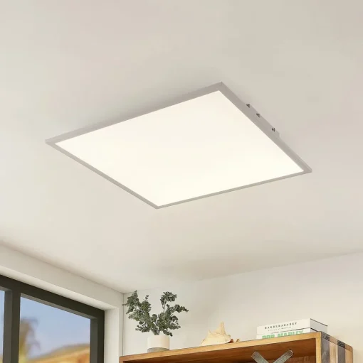 Lindby Luay LED paneel, 60 x 60 cm, wit, 3000-6000K