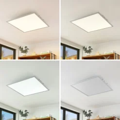 Lindby Luay LED paneel, 60 x 60 cm, wit, 3000-6000K