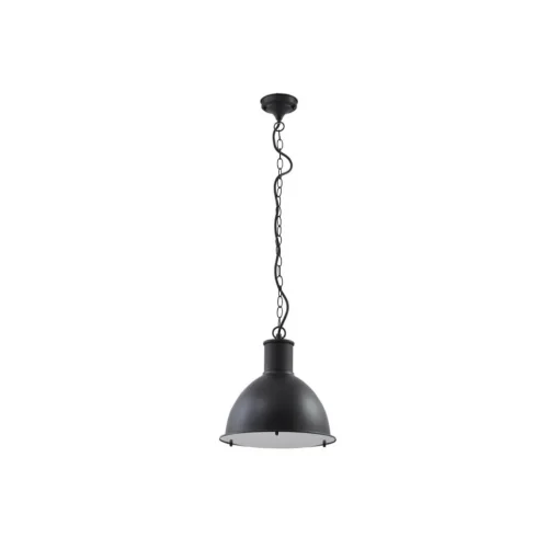 Lindby Luciane buiten hanglamp, zwart, aluminium, Ø 31,8 cm