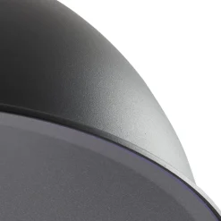 Lindby Luciane buiten hanglamp, zwart, aluminium, Ø 31,8 cm