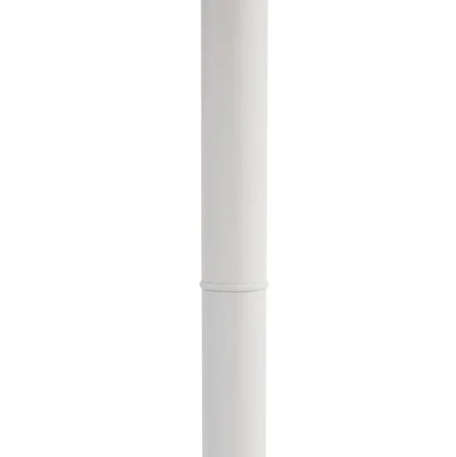 Lindby Madea buitenlamp, wit, 2-lamps, 213 cm, E27, IP44