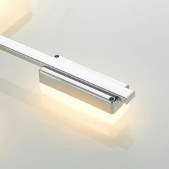 Lindby Mally LED plafondlamp in chroom, 8-lamps