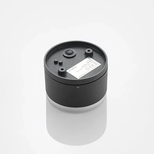 Lindby Mathea LED buiten-plafondlamp, cilinder
