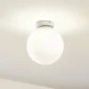 Lindby Meriala plafondlamp wit, glas Ø 25cm