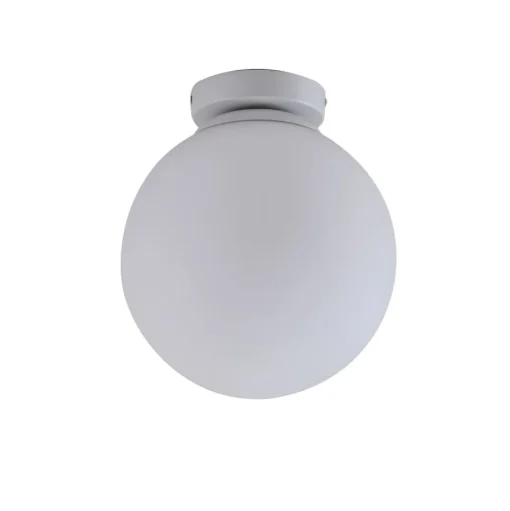 Lindby Meriala plafondlamp wit, glas Ø 25cm