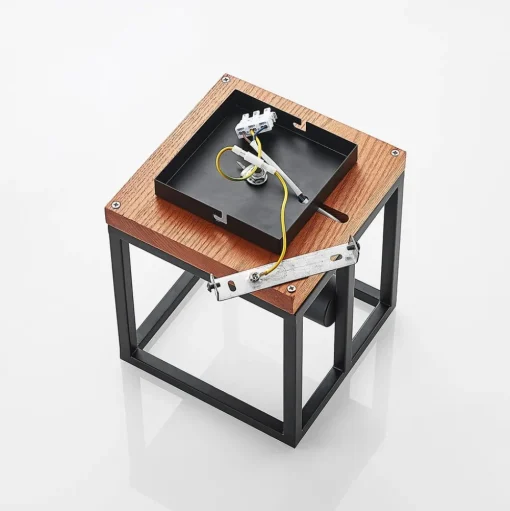 Lindby Miravi wandlamp met houtelement