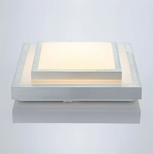 Lindby Mirco LED plafondlamp, hoekig, 37,5cm