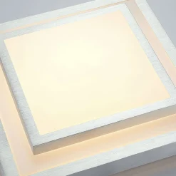 Lindby Mirco LED plafondlamp, hoekig, 37,5cm