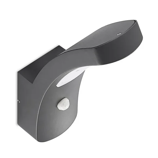 Lindby Moshe LED buiten wandlamp met sensor