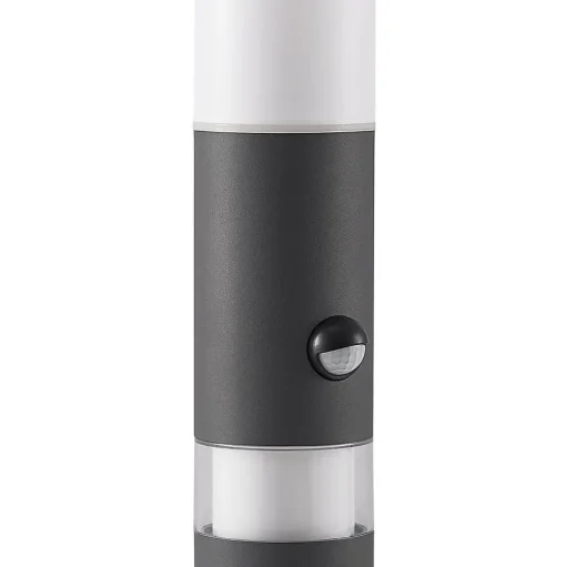 Lindby Okari aluminium sokkellamp met sensor