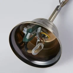 Lindby Otis hanglamp, Ø 30 cm, wit, glas, kegel, E27