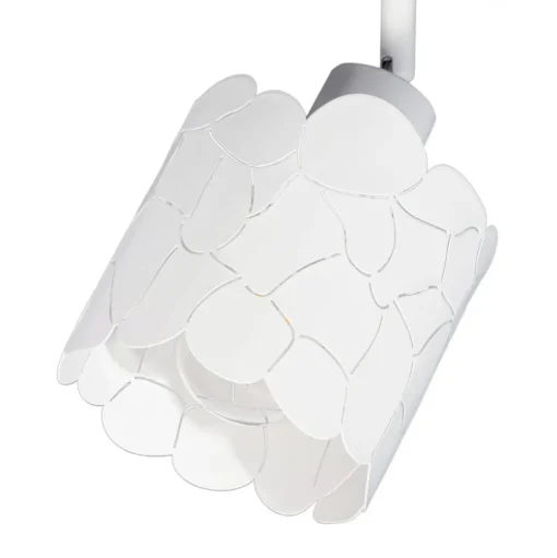 Lindby plafondlamp Aralena, wit, 4-lamps, lengte 97 cm