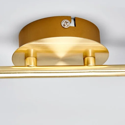 Lindby plafondlamp Elaina, 180cm, 6-lamps, messing, glas, E14
