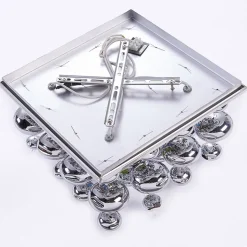 Lindby plafondlamp Esfera, rookgrijs, glas, 4-lamps, 35cm