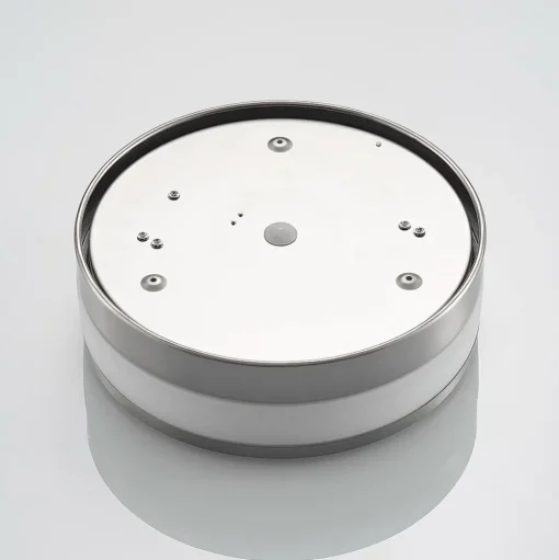 Lindby plafondlamp Flavi, Ø 28 cm, nikkel, glas, IP44, E27