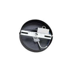 Lindby plafondlamp Kaelen, zwart, ijzer, Ø 45 cm, E27