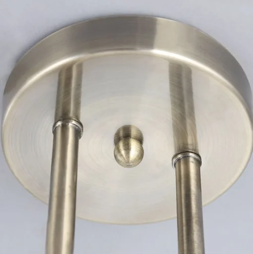 Lindby plafondlamp Leanda, 80 cm, 4-lamps, metaal, glas