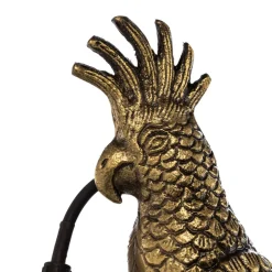 Lindby plafondlamp Nirvathia, papegaaien, messingkleurig