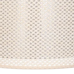 Lindby plafondlamp Soula, Ø 40 cm, beige, kunststof, E27