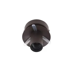 Lindby plafondlamp Valentina, E27, rookgrijs, glas, Ø 25 cm